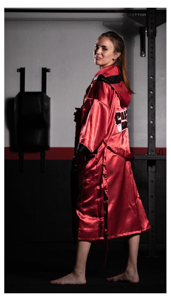 RSSRFL-RED-BK XL-Combat Corner Custom Satin