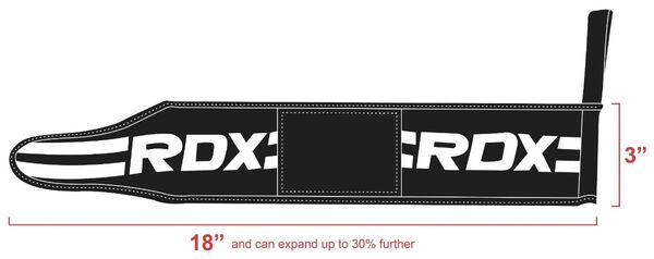 RDXWAH-W2B-Gym Wrist Wrap Black Pro