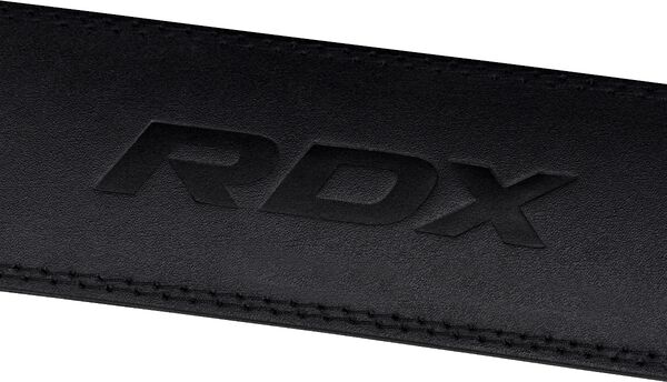 RDXWBS-4FB-L-RDX 4 Inch Padded Leather Weightlifting Fitness Gym Belt