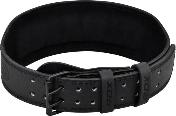 RDXWBS-4FB-2XL-RDX 4 Inch Padded Leather Weightlifting Fitness Gym Belt