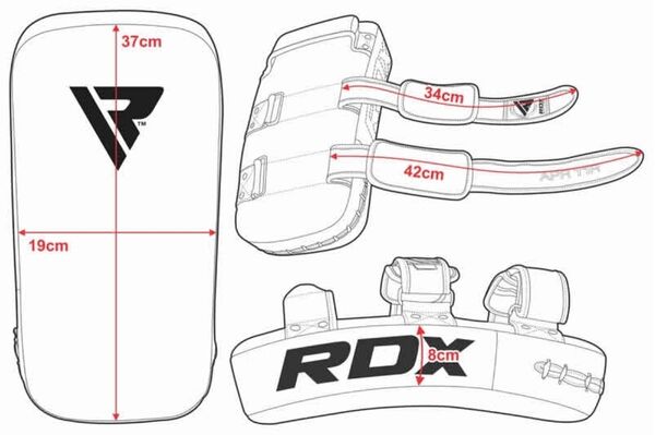 RDXAPR-T1W-Arm Pad Curve Apr-T1W