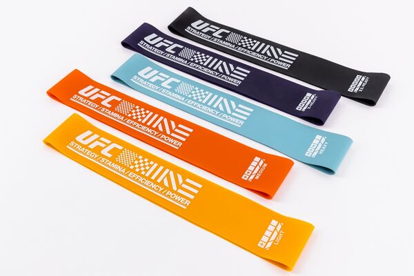 UHA-75780-UFC Mini Resistance Band - Set of 5 hardnesses