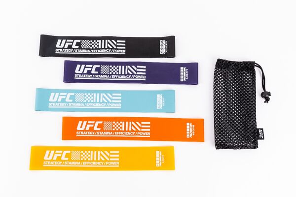 UHA-75780-UFC Mini Resistance Band - Set of 5 hardnesses