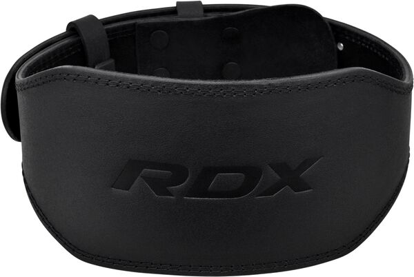RDXWBS-6FB-L-RDX 6 Inch Padded Leather Weightlifting Fitness Gym Belt