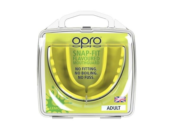 OP-002139007-OPRO Snap-Fit Adult&nbsp; - Lemon Yellow Flavoured
