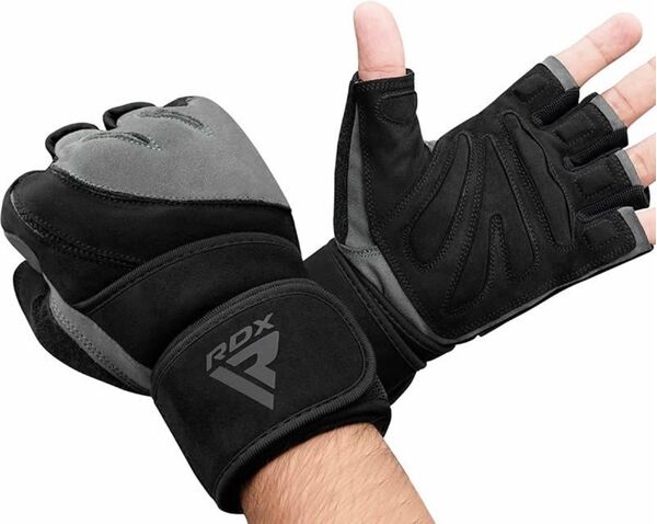 RDXWGM-L4G-L+-Gym Glove Micro Gray/Black Plus-L