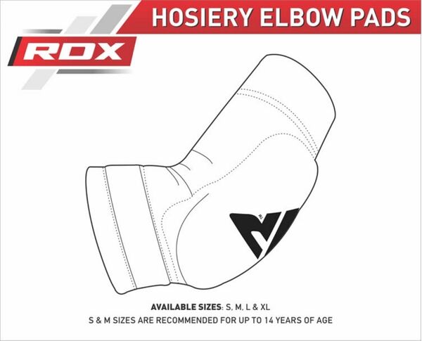 RDXHYP-ER-XL-Hosiery Elbow Foam Red-XL