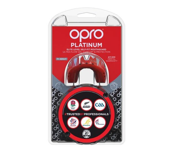 OP-002229003-OPRO Self-Fit GEN4&nbsp; Platinum Fangz - Red/Black/Silv
