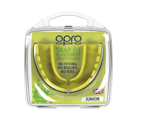 OP-002143007-OPRO Snap-Fit Junior&nbsp; - Lemon Yellow Flavoured