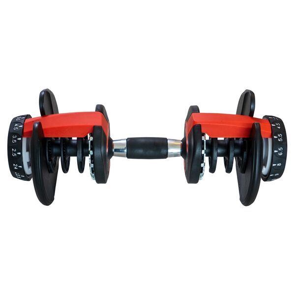GL-7640344751720-Adjustable dumbbell, adjustable quickly from 2 to 24 kg in PVC
