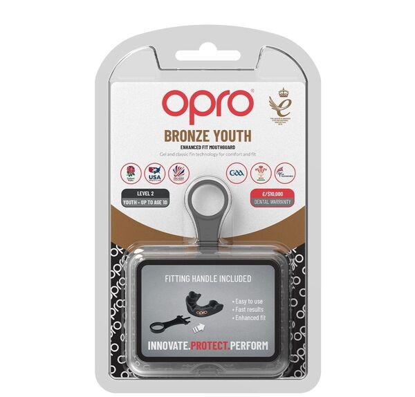 OP-102501001-OPRO Self-Fit&nbsp; Junior Bronze - Black