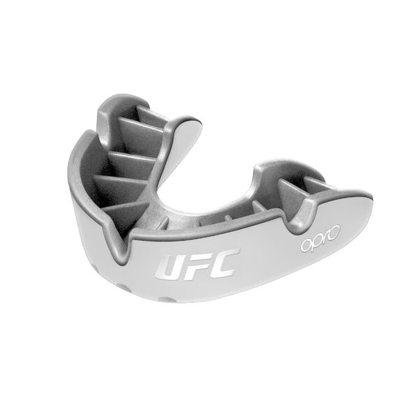 OP-102514003-OPRO Self-Fit UFC&nbsp; Silver - White/Silver