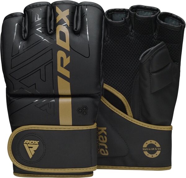RDXGGR-F6MGL-M-Grappling Gloves F6 Matte Golden-M
