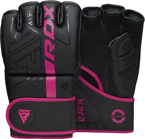 RDXGGR-F6MP-S-Grappling Gloves F6 Matte Pink-S