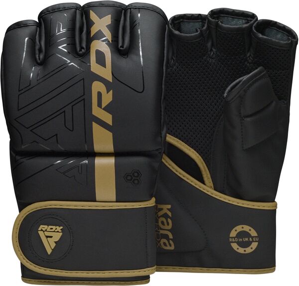 RDXGGR-F6MGL-L-Grappling Gloves F6 Matte Golden-L