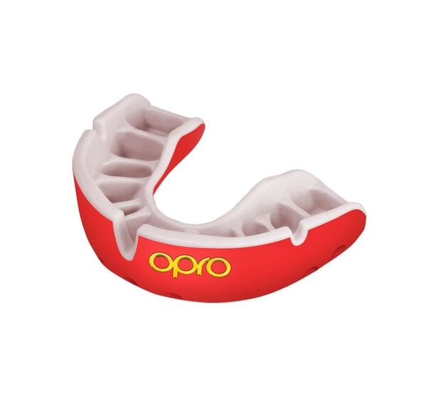 OP-102505004-OPRO Self-Fit&nbsp; Junior Gold - Red/Pearl