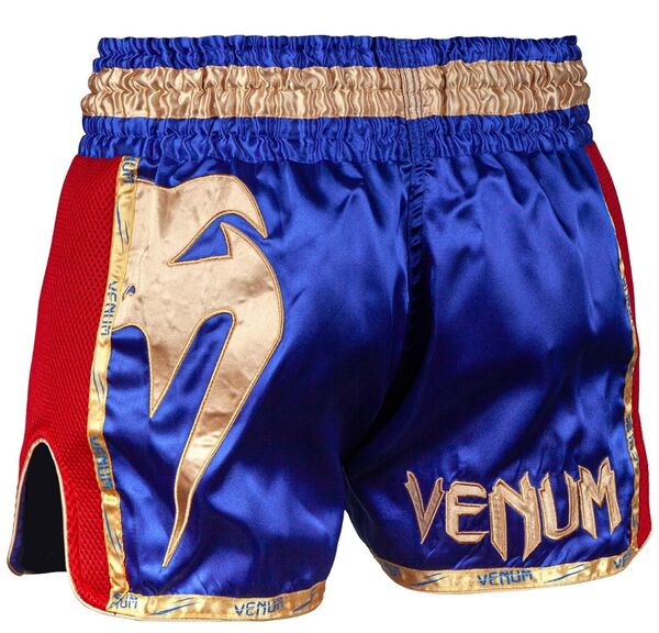 VE-03343-196-S-Venum Giant Muay Thai Shorts - Navy/Gold