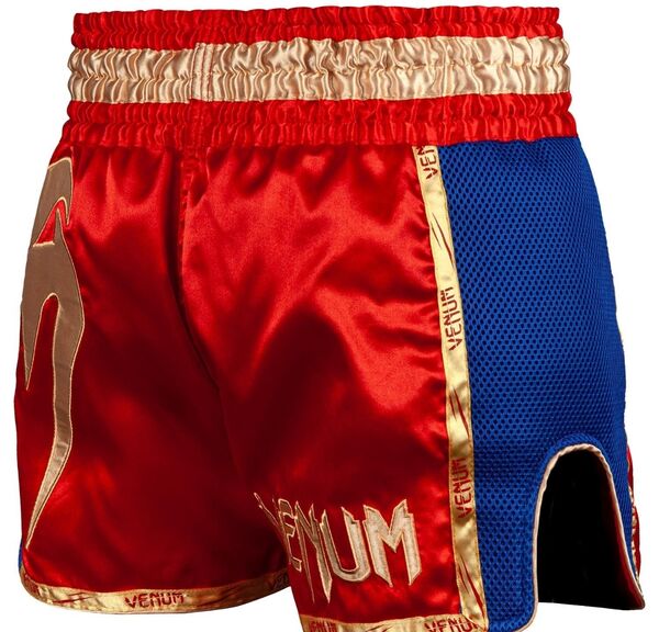 VE-03343-399-S-Venum Giant Muay Thai Shorts - Red/Gold