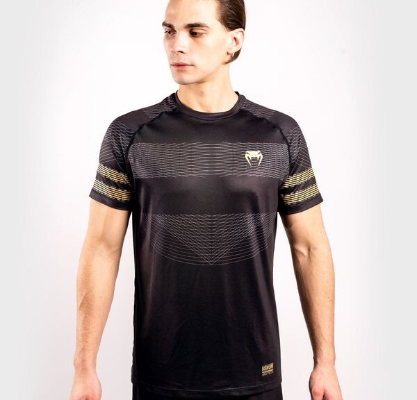 VE-03514-126-XL-Venum Club 182 Dry Tech T-shirt - Black/Gold