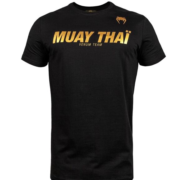 VE-03733-126-S-Venum Muay Thai VT T-shirt - Black/Gold