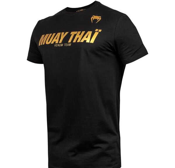 VE-03733-126-S-Venum Muay Thai VT T-shirt - Black/Gold