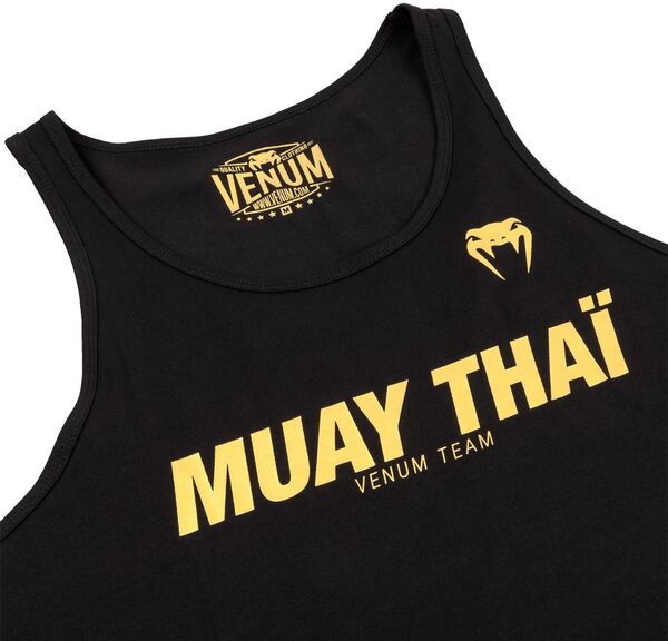 VE-03816-126-L-Venum Muay Thai VT Tank Top - Black/Gold
