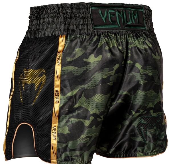 VE-03818-219-S-Venum Full Cam Muay Thai Shorts - Forest camo/Black