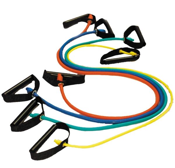 RSF1RFX001-Fitness First Resistance Bands Tube 9 Kg