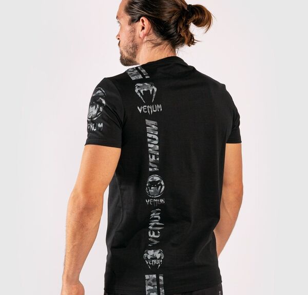 VE-03449-123-S-Venum Logos T-Shirt - Black/Urban camo