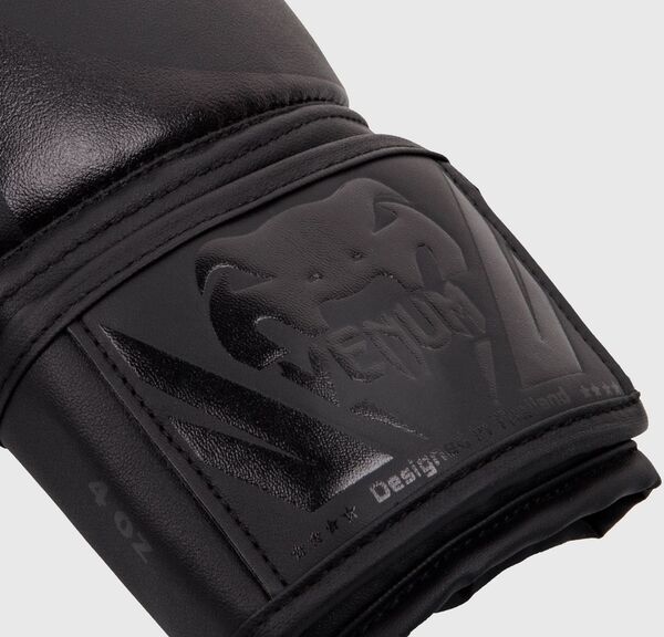 VE-03089-114-6OZ-Venum Challenger 2.0 Kids Boxing Gloves - Black/Black