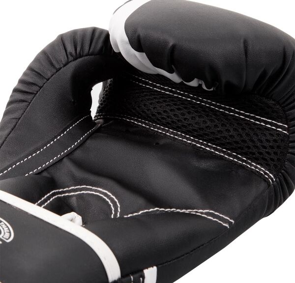 VE-03089-001-6OZ-Venum Challenger 2.0 Kids Boxing Gloves - Black/White