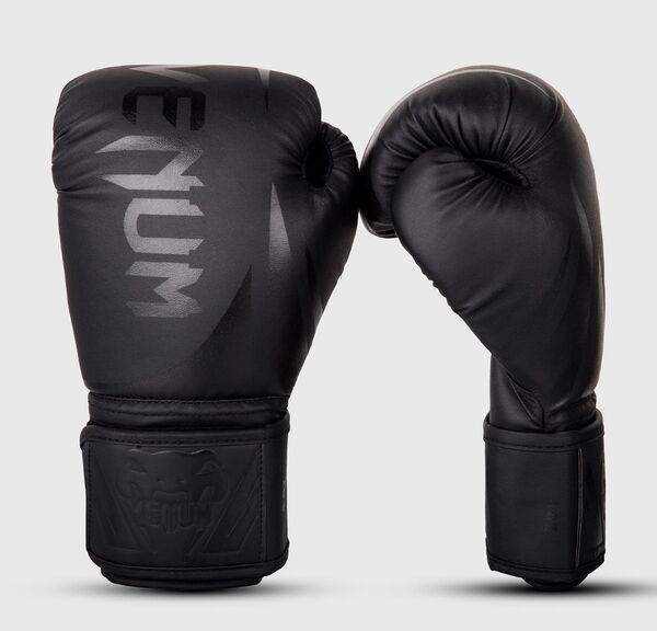 VE-03089-114-4OZ-Venum Challenger 2.0 Kids Boxing Gloves - Black/Black