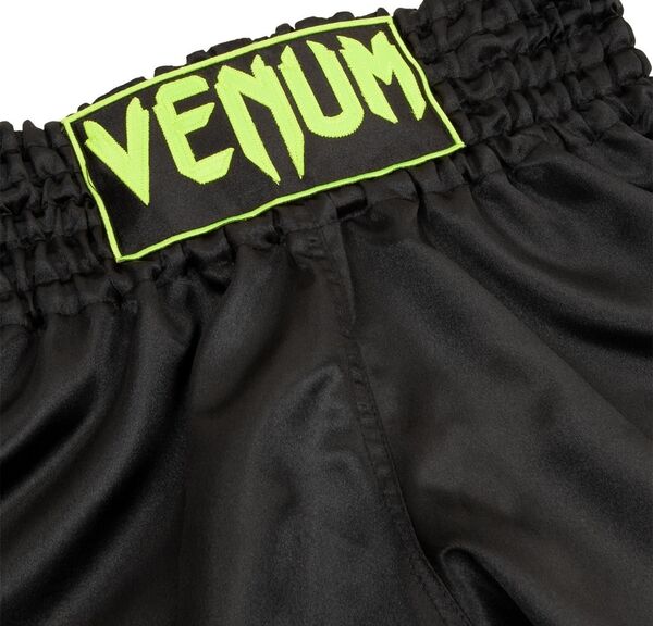 VE-03813-116-XL-Venum Muay Thai Shorts Classic - Black/Neo Yellow