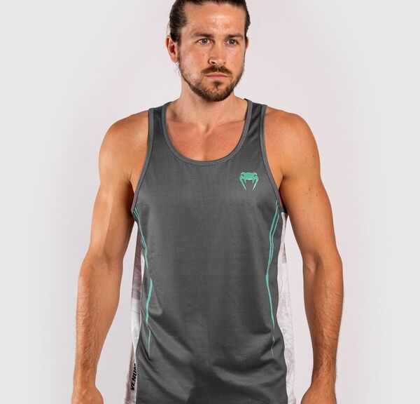 VE-03703-541-S-Venum Aero 2.0 Tank Top - Grey/Cyan