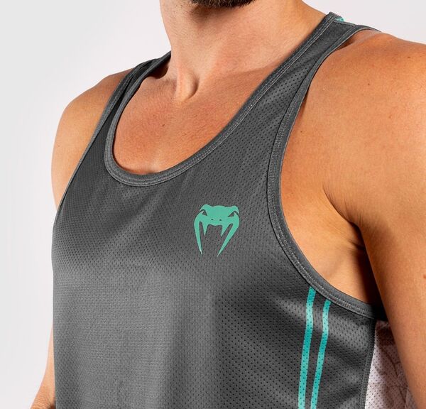 VE-03703-541-S-Venum Aero 2.0 Tank Top - Grey/Cyan