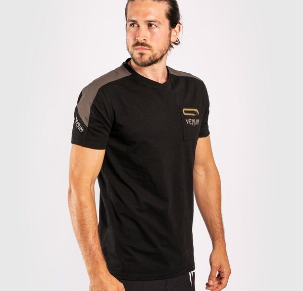 VE-03757-109-M-Venum Cargo T-shirt - Black/Grey