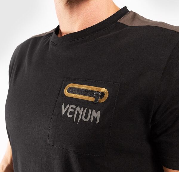 VE-03757-109-M-Venum Cargo T-shirt - Black/Grey