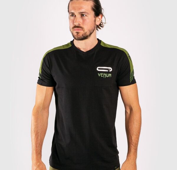 VE-03757-539-M-Venum Cargo T-shirt - Black/Green