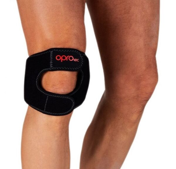 OPTEC5734-LG/XL-OproTec Dual Knee Strap with Patella-Large/XL