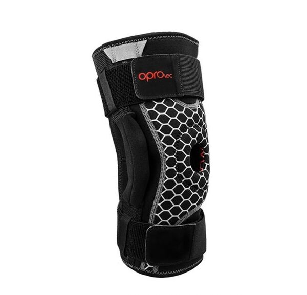 OPTEC5732-MD-OproTec Knee Sleeve with Metal Hinges-Medium
