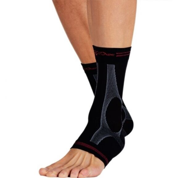 OPTEC5744-XL-OproTec Ankle Sleeves BLK-XL