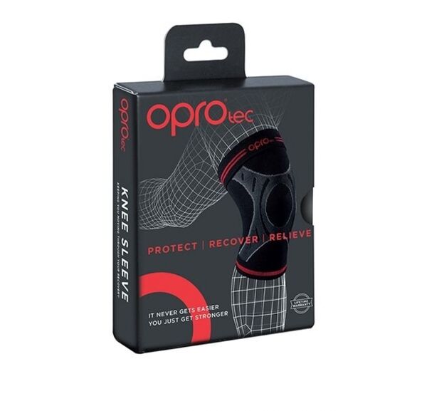 OPTEC5736-SM-OproTec Knee Sleeves BLK-Small