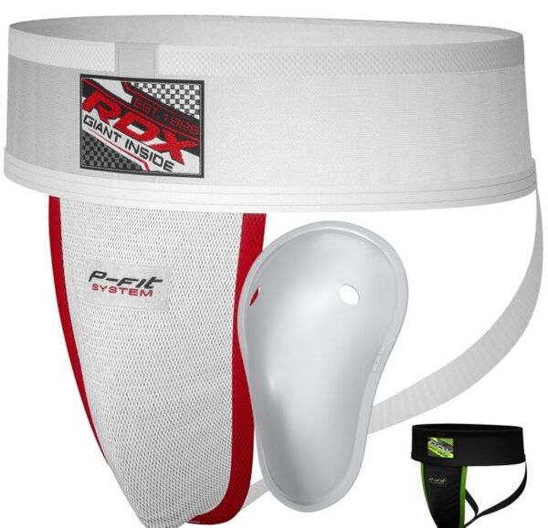 RDXGGX-H1W-L-Groin Guard Supporter White Plus-L