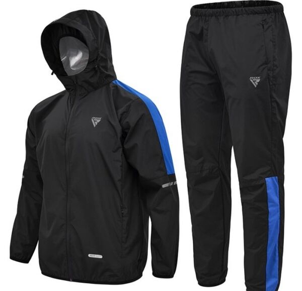 RDXSSP-H1U-XL-Clothing Sauna Suit H1 Blue-XL