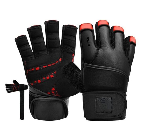 RDXWGL-L7R-LPLUS-Gym Glove Micro Red/Black Plus-L