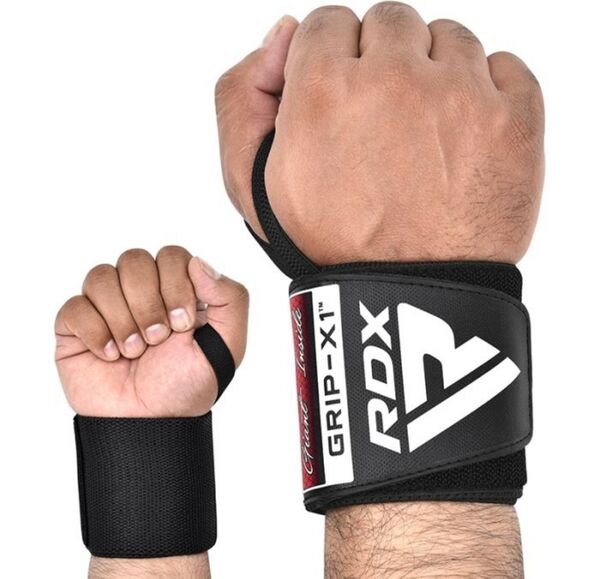 RDXWAH-W3FB-Gym Wrist Wraps W3 Full Black