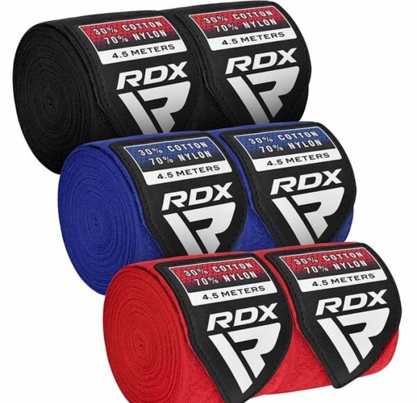 RDXHWC-RBUPLUS-Hand Wraps Combine Red, Black, Blue Plus