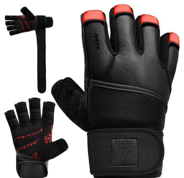 RDXWGL-L7R-MPLUS-Gym Glove Micro Red/Black Plus-M