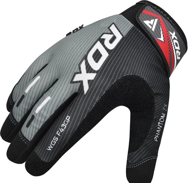 RDXWGS-F43GP-L-RDX F43 Full Finger Touch Screen Gym Workout Gloves