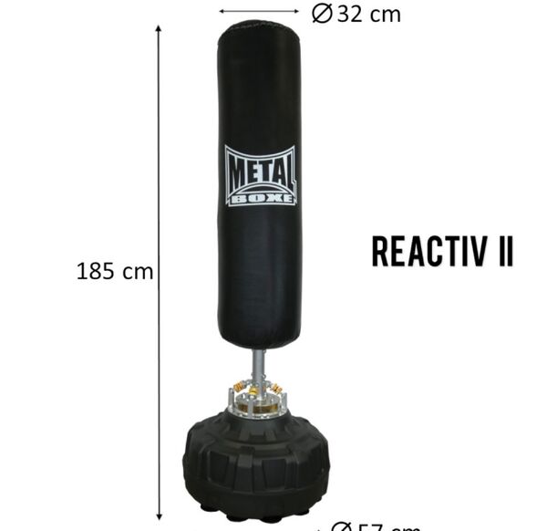 MBFRA003N185-Reactiv II stand-up punching bag